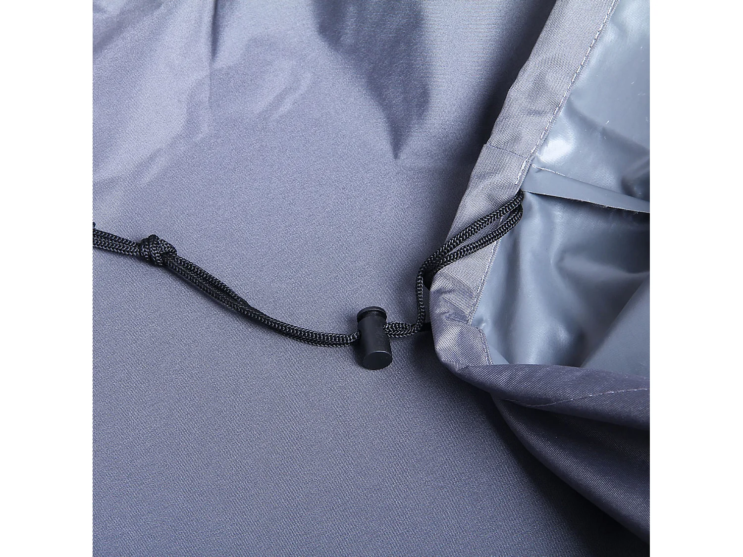 Ensemble de jardin SVITA BROOKLYN 4 pièces avec housse en polyrotin coussins noir