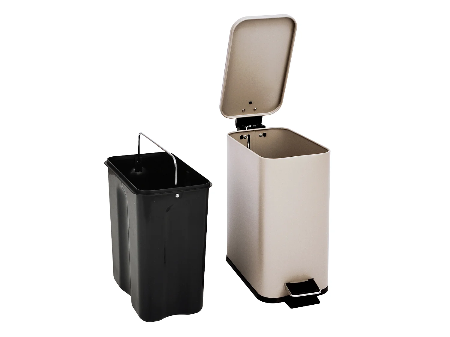 Poubelle à pédale 5l incl. seau intérieur