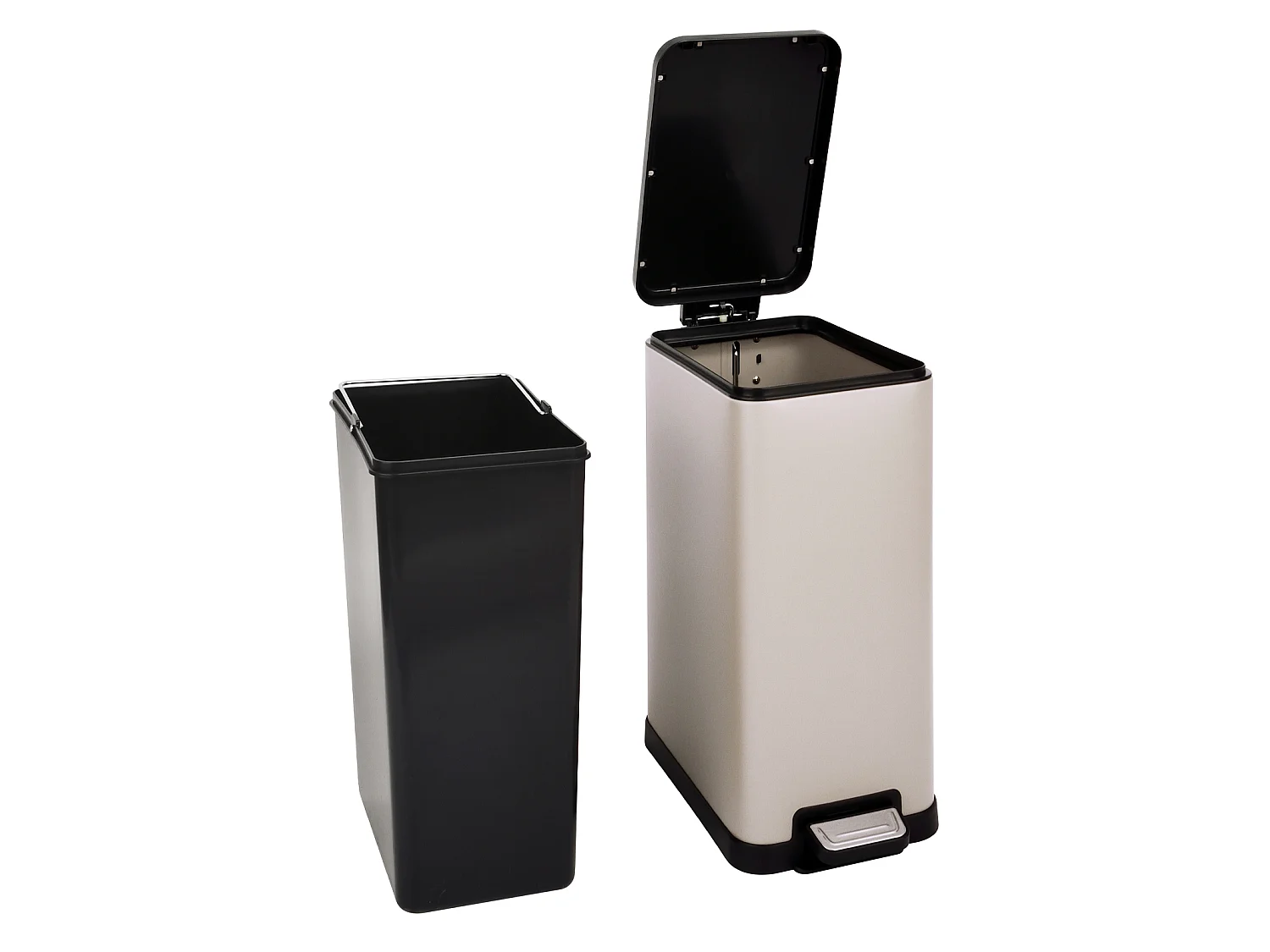 Poubelle à pédale 15l incl. seau intérieur