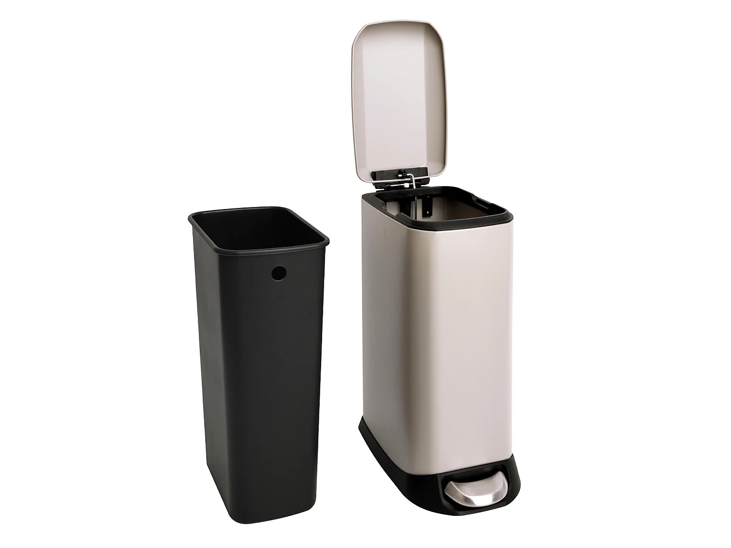 Poubelle à pédale 12l incl. seau intérieur