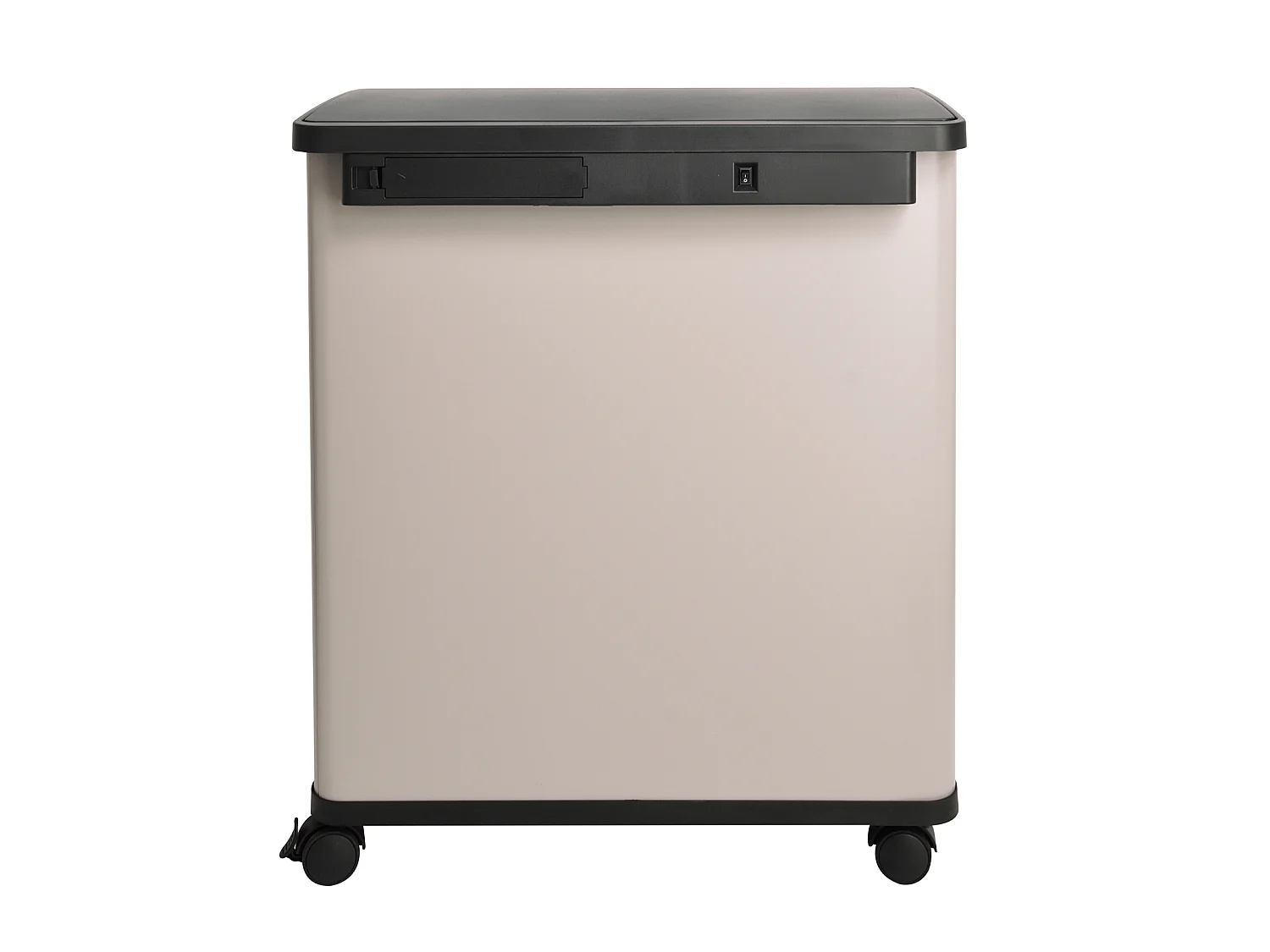 Poubelle double 60l avec seau intérieur