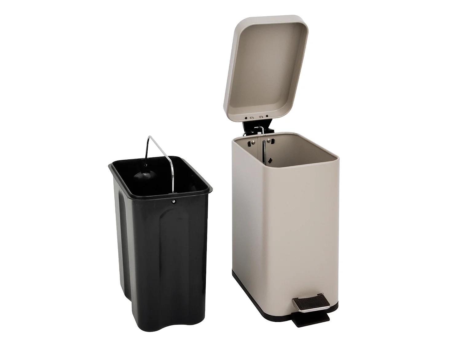 Poubelle à pédale 5l incl. seau intérieur