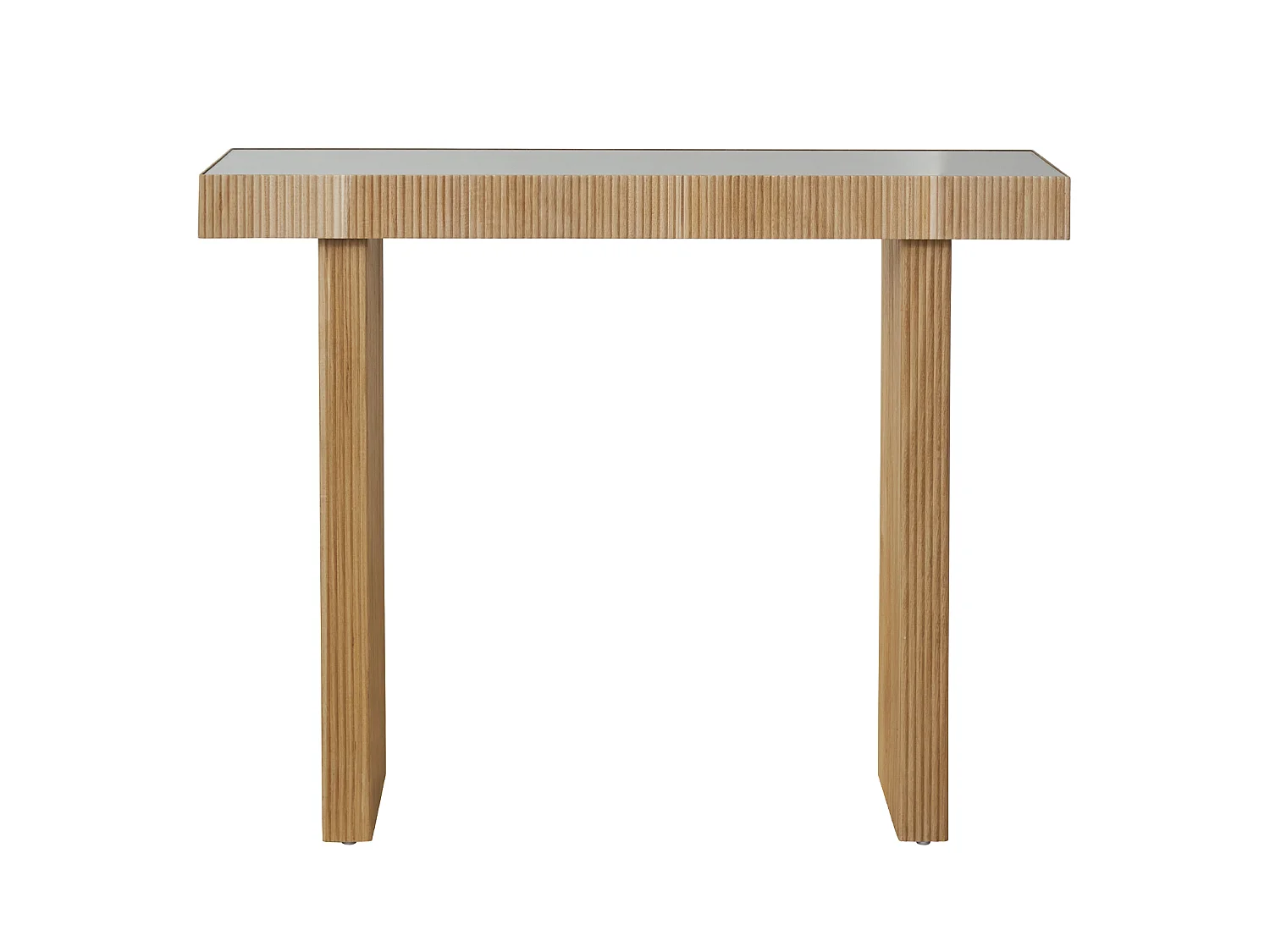 Console SVITA ALVARO aspect rotin naturel
