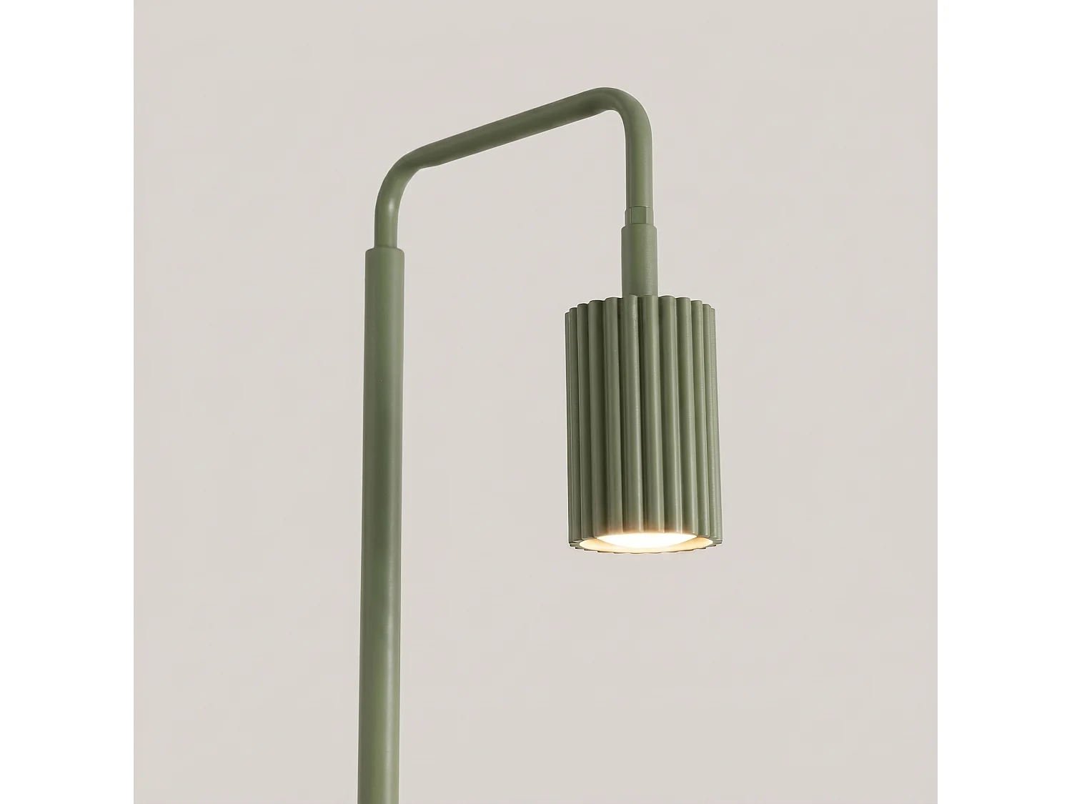 Stehlampen KARBON minimalistisch aus  Aluminium - 1 lichtquellen - L.30 x H. cm - olivgrün
