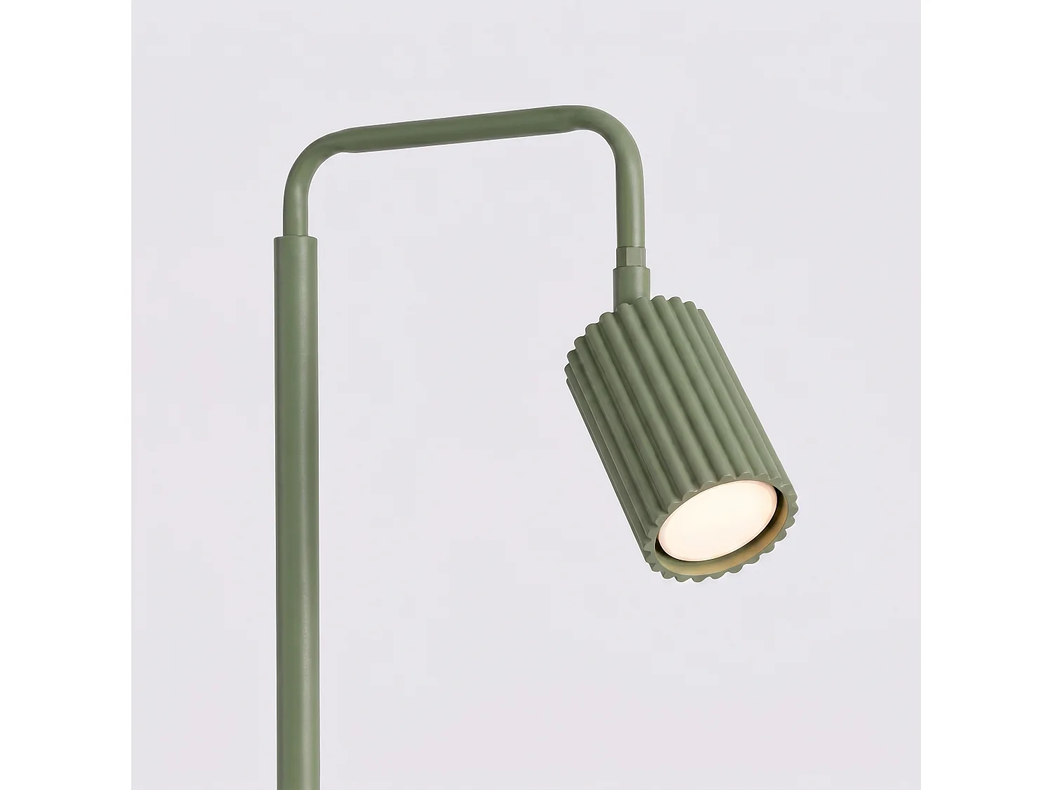 Stehlampen KARBON minimalistisch aus  Aluminium - 1 lichtquellen - L.30 x H. cm - olivgrün