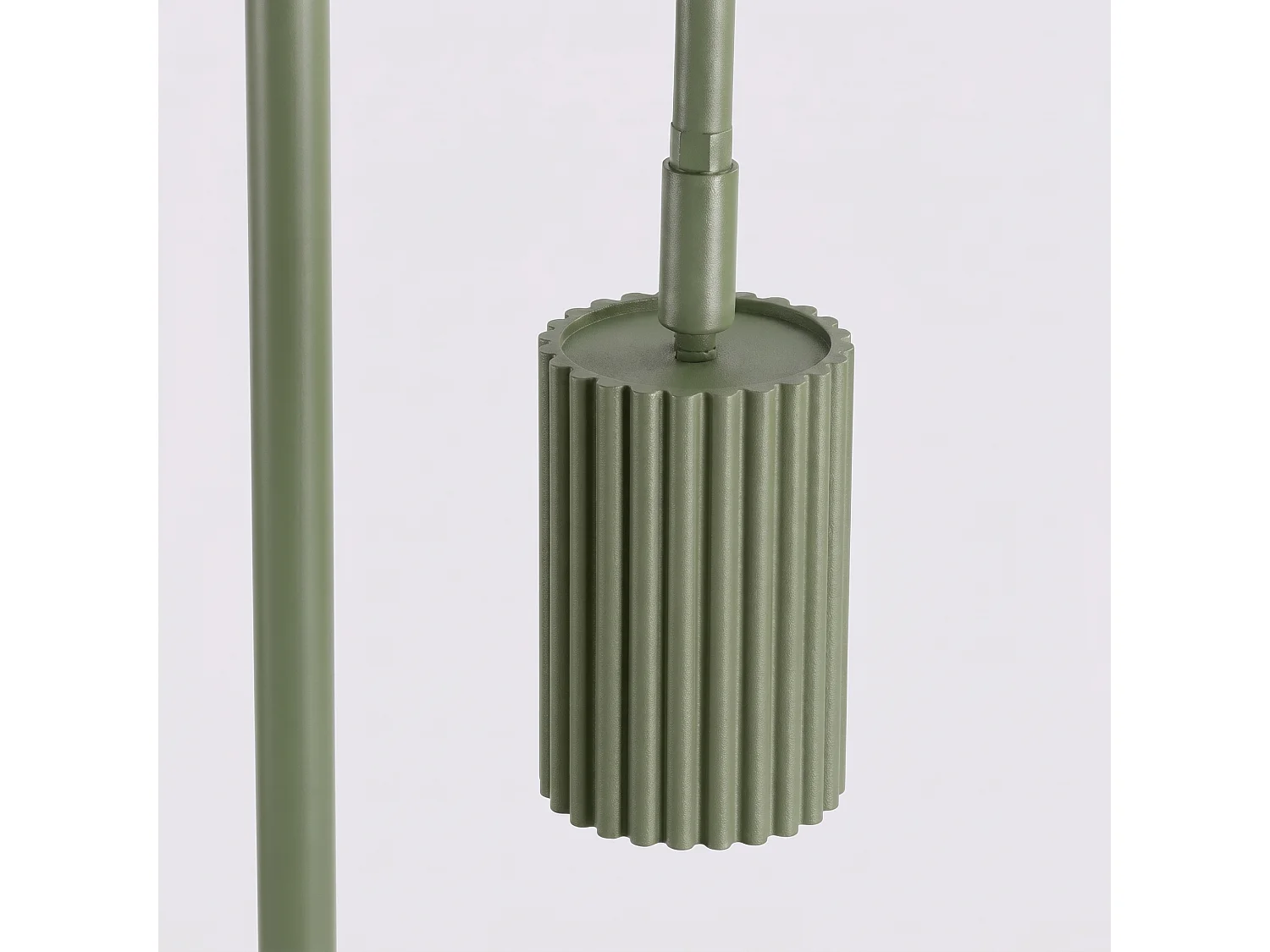 Stehlampen KARBON minimalistisch aus  Aluminium - 1 lichtquellen - L.30 x H. cm - olivgrün