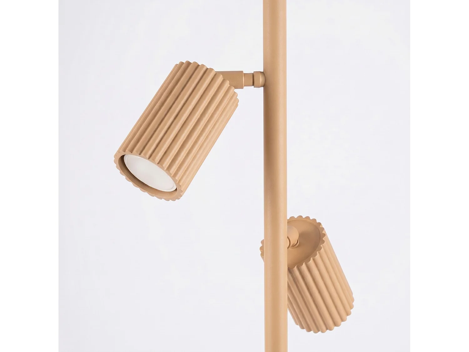 Stehlampen KARBON minimalistisch aus  Aluminium - 3 lichtquellen - L.30 x H. cm - gold