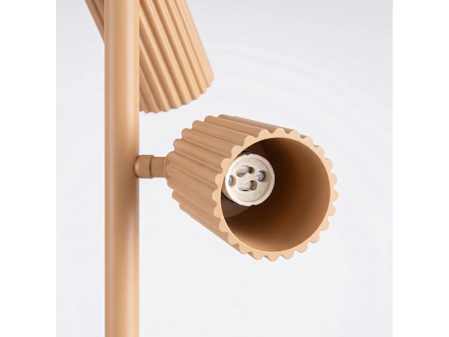 Stehlampen KARBON minimalistisch aus  Aluminium - 3 lichtquellen - L.30 x H. cm - gold