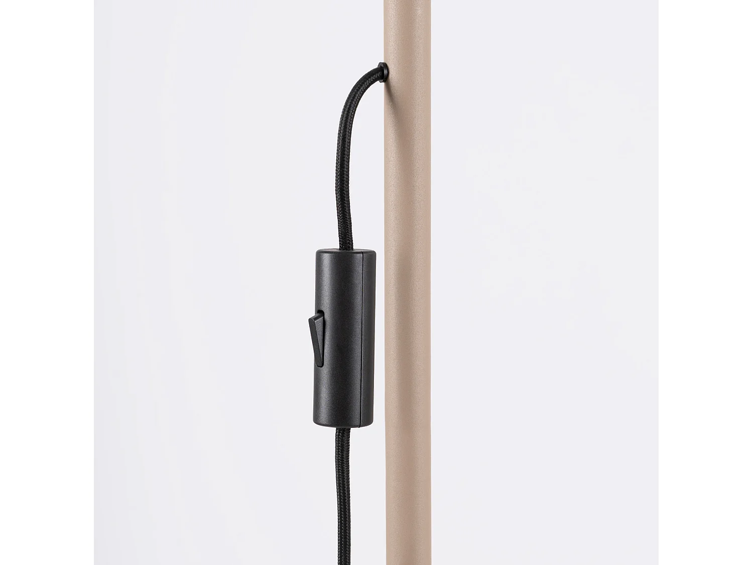 Stehlampen KARBON minimalistisch aus  Aluminium - 3 lichtquellen - L.30 x H. cm - taupe