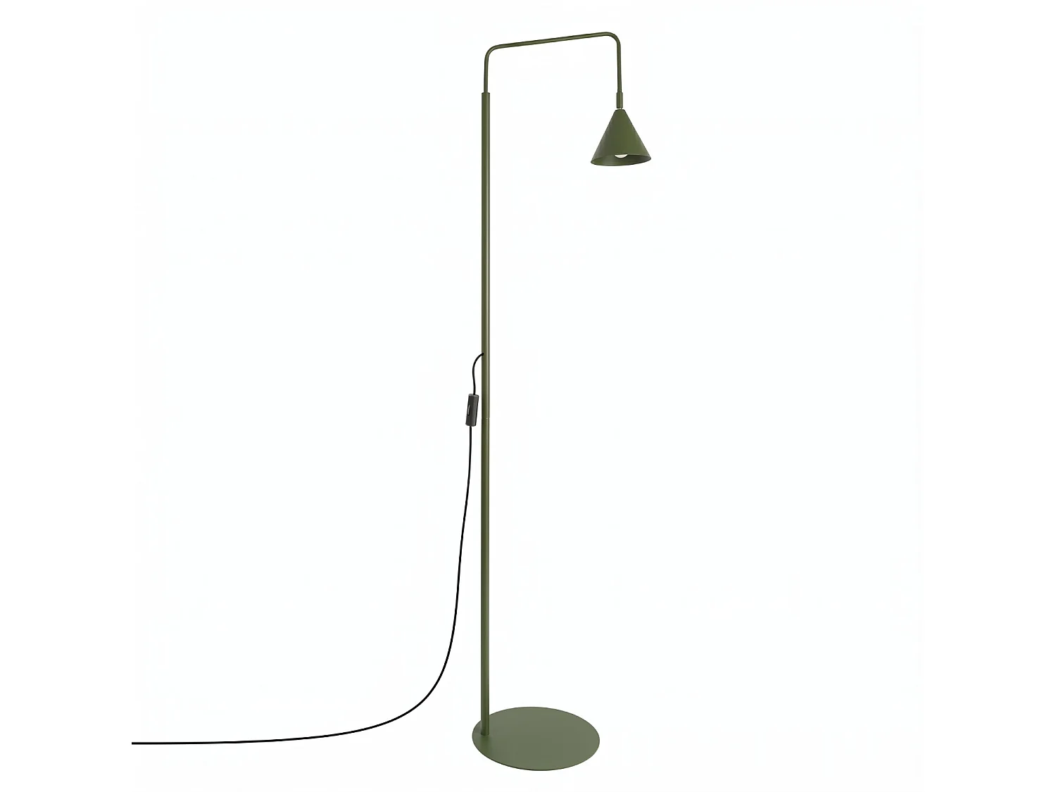 Stehlampen NOX modern aus  Stahl - 1 lichtquellen - L.30 x H. cm - olivgrün