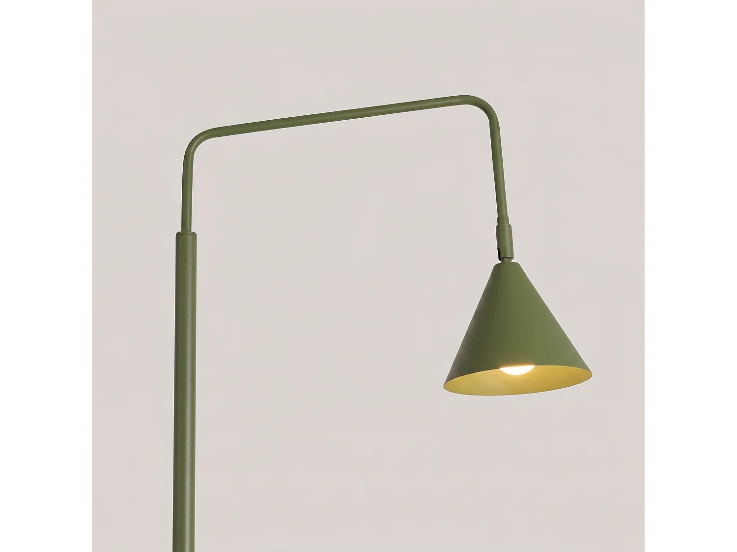 Stehlampen NOX modern aus  Stahl - 1 lichtquellen - L.30 x H. cm - olivgrün