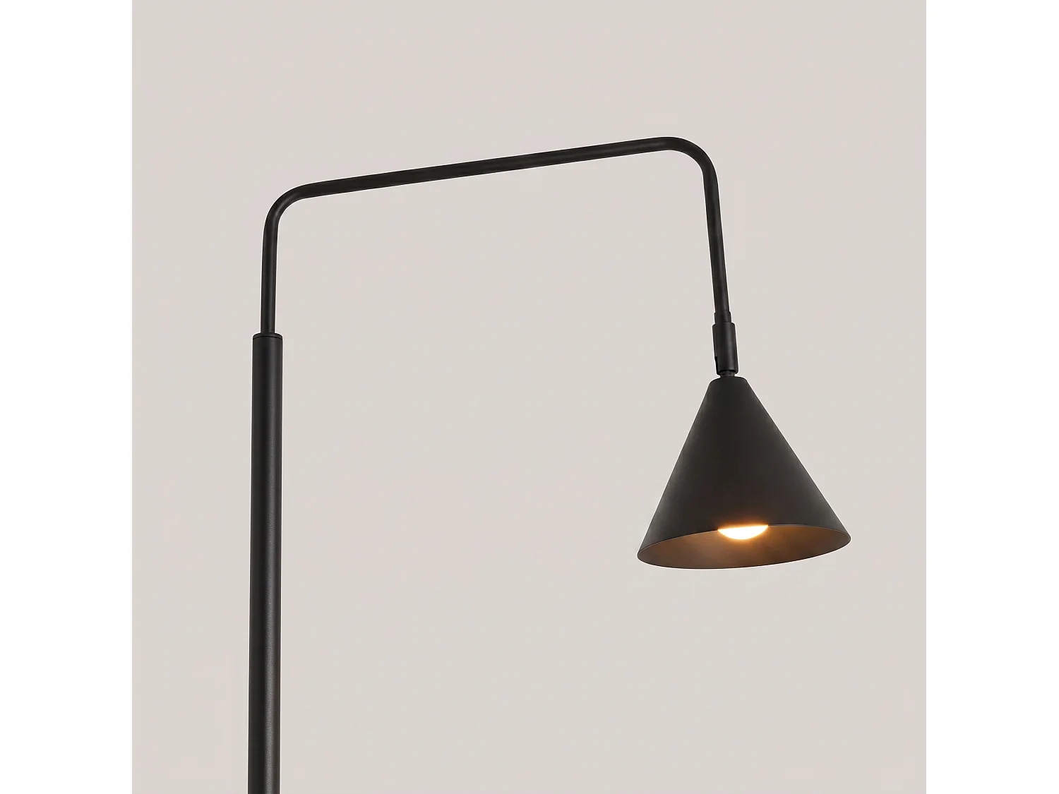 Stehlampen NOX modern aus  Stahl - 1 lichtquellen - L.30 x H. cm - schwarz