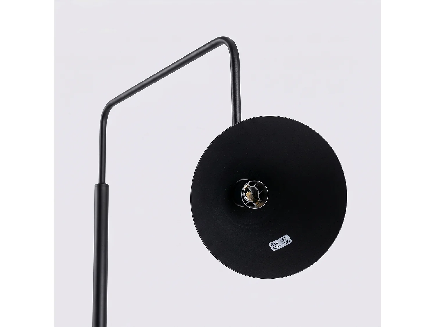 Stehlampen NOX modern aus  Stahl - 1 lichtquellen - L.30 x H. cm - schwarz