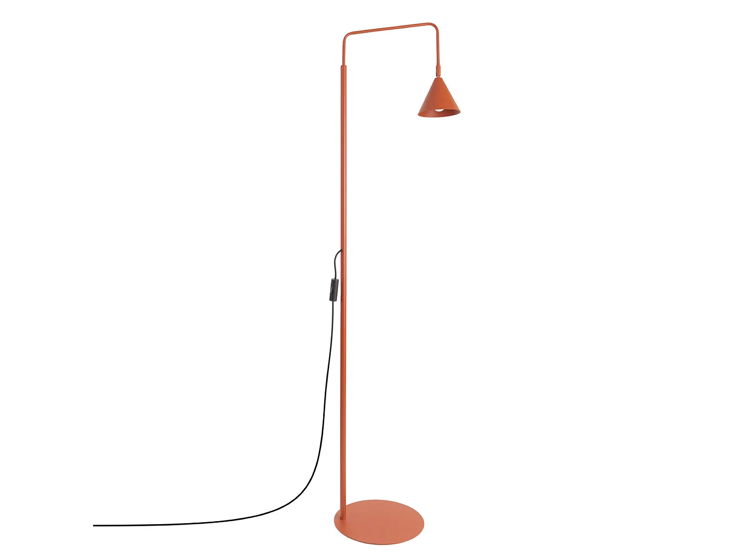 Stehlampen NOX modern aus  Stahl - 1 lichtquellen - L.30 x H. cm - rotocker