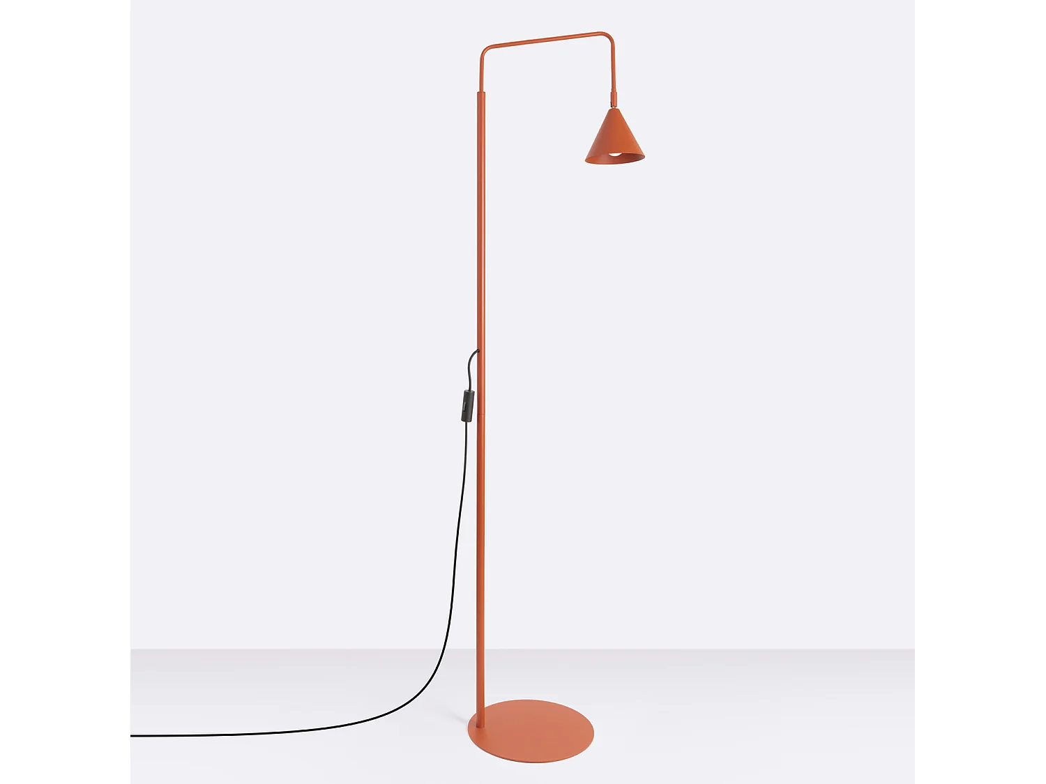 Stehlampen NOX modern aus  Stahl - 1 lichtquellen - L.30 x H. cm - rotocker