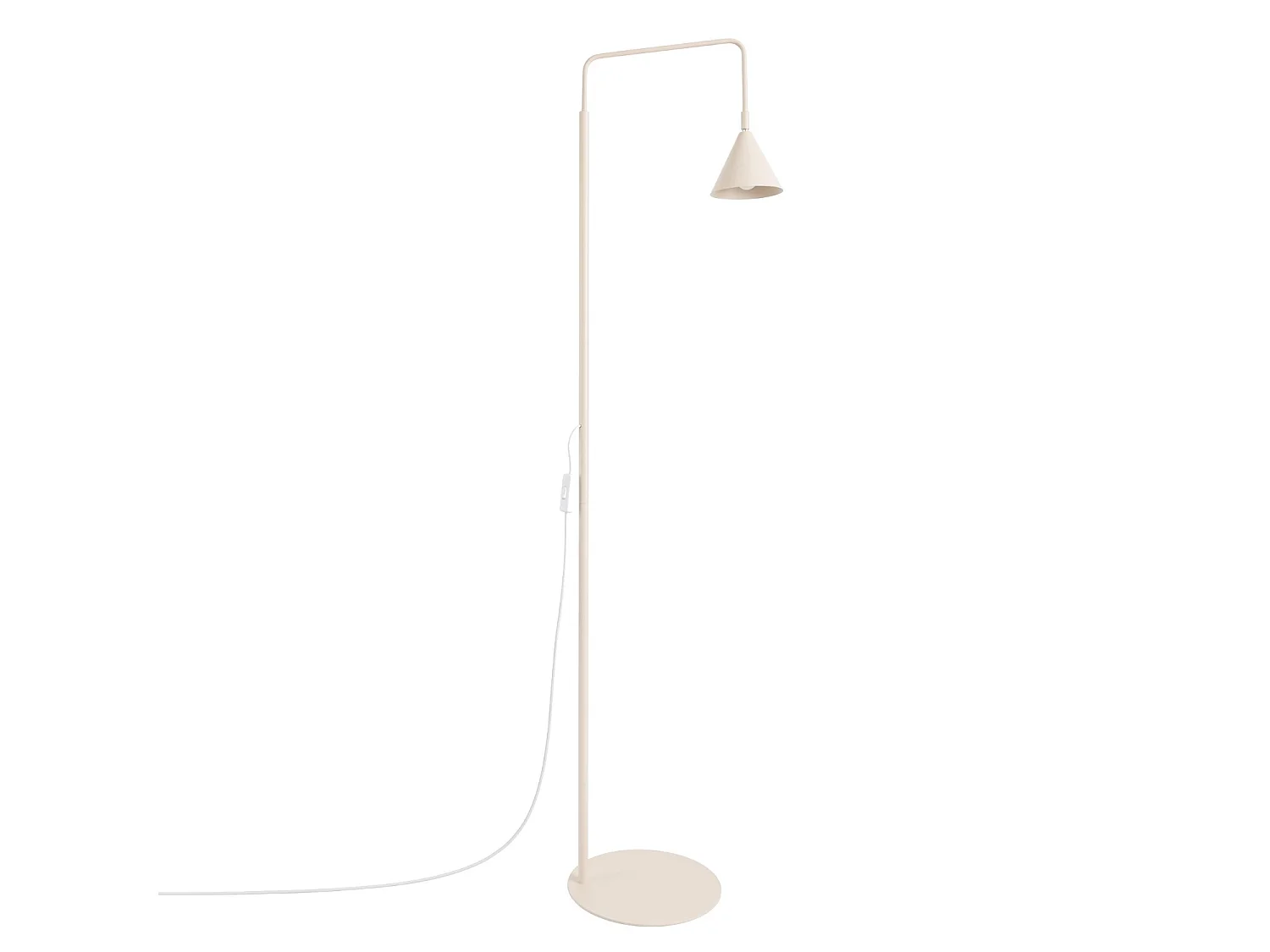 Stehlampen NOX modern aus  Stahl - 1 lichtquellen - L.30 x H. cm - beige