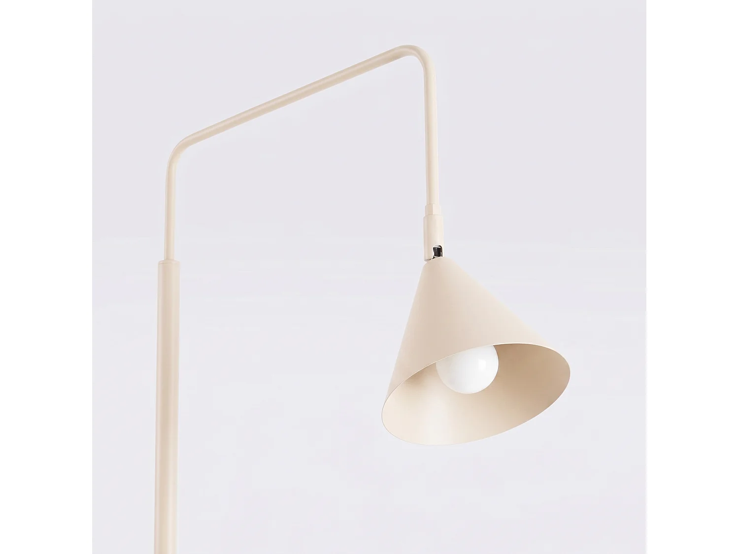 Stehlampen NOX modern aus  Stahl - 1 lichtquellen - L.30 x H. cm - beige