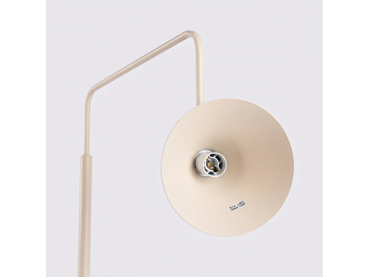 Stehlampen NOX modern aus  Stahl - 1 lichtquellen - L.30 x H. cm - beige