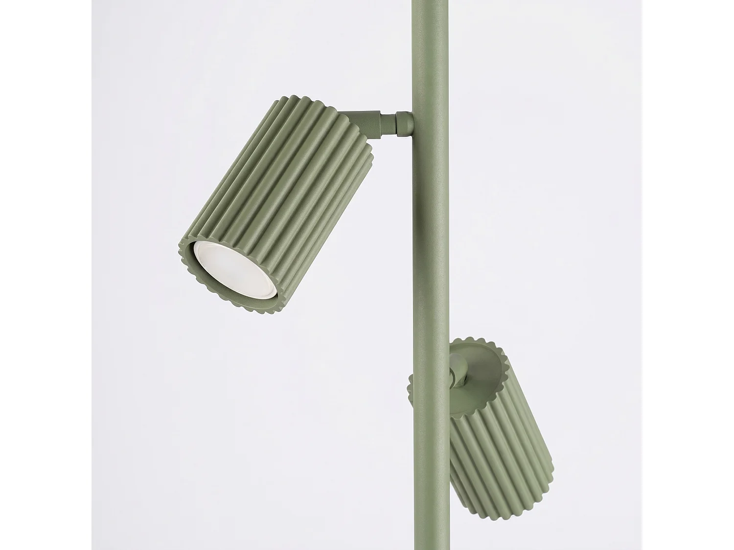 Stehlampen KARBON minimalistisch aus  Aluminium - 3 lichtquellen - L.30 x H. cm - olivgrün