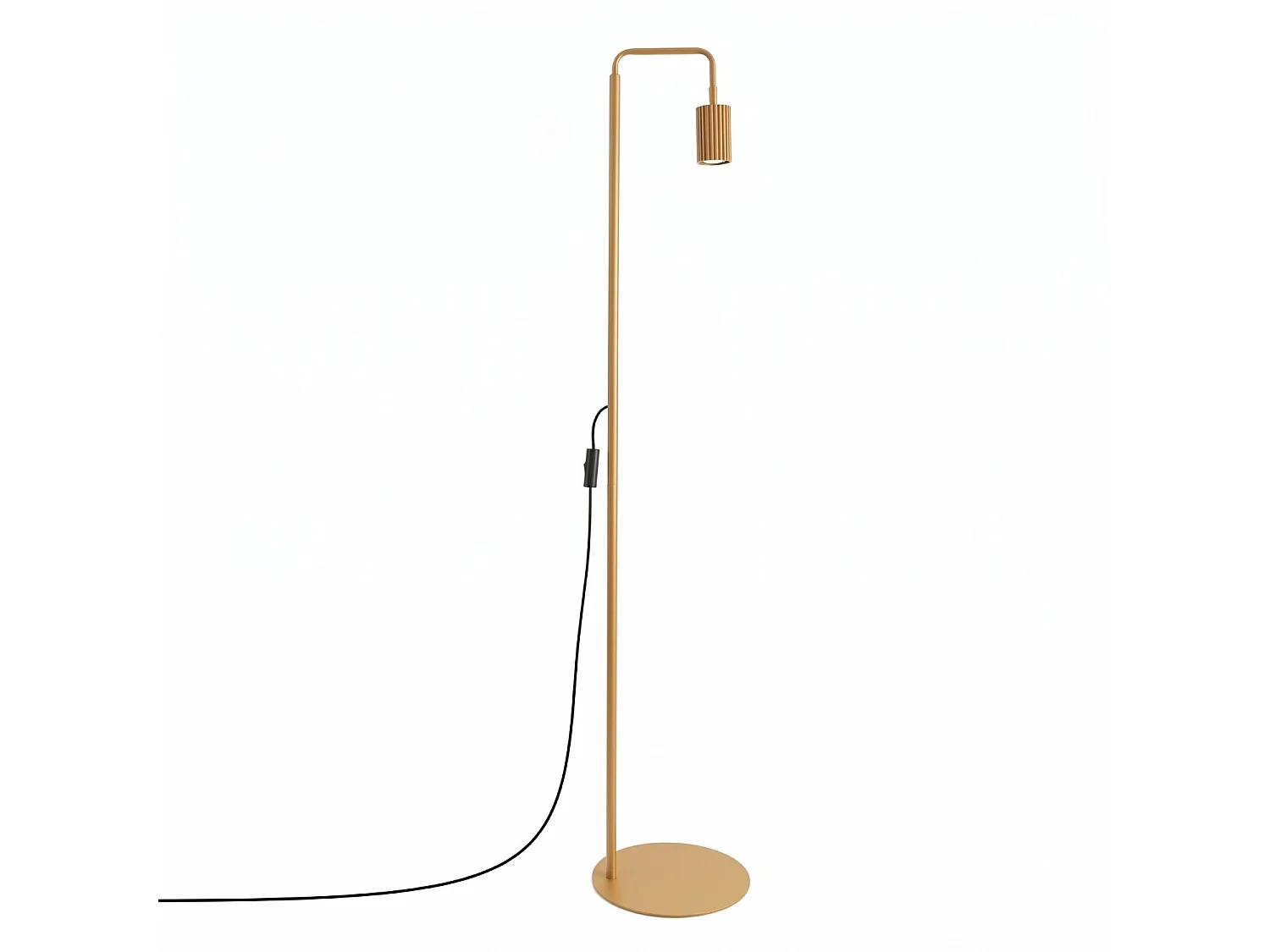 Stehlampen KARBON minimalistisch aus  Aluminium - 1 lichtquellen - L.30 x H. cm - gold