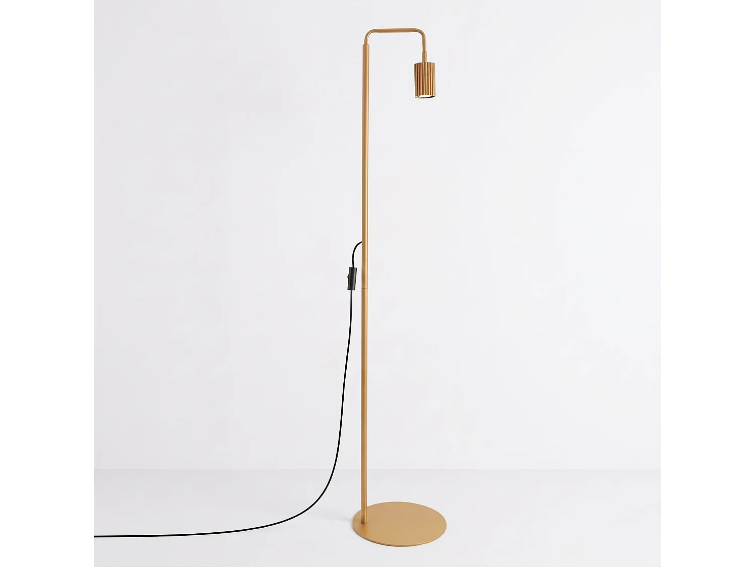 Stehlampen KARBON minimalistisch aus  Aluminium - 1 lichtquellen - L.30 x H. cm - gold