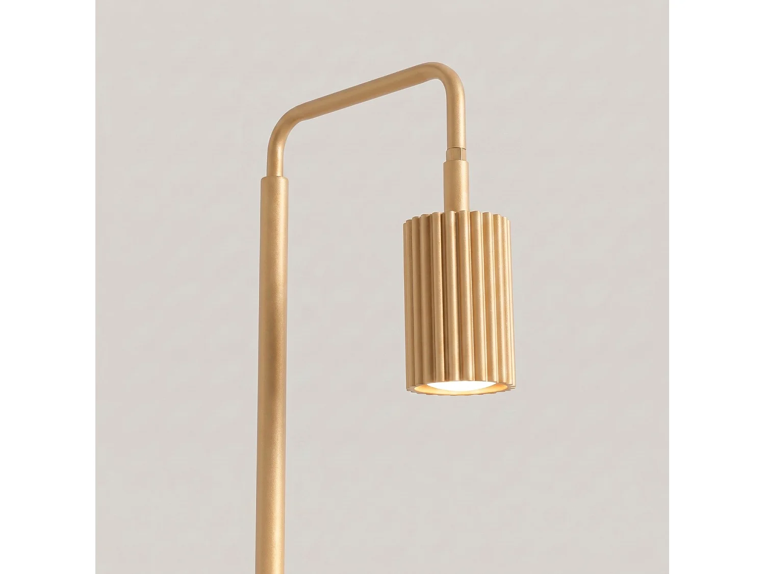 Stehlampen KARBON minimalistisch aus  Aluminium - 1 lichtquellen - L.30 x H. cm - gold