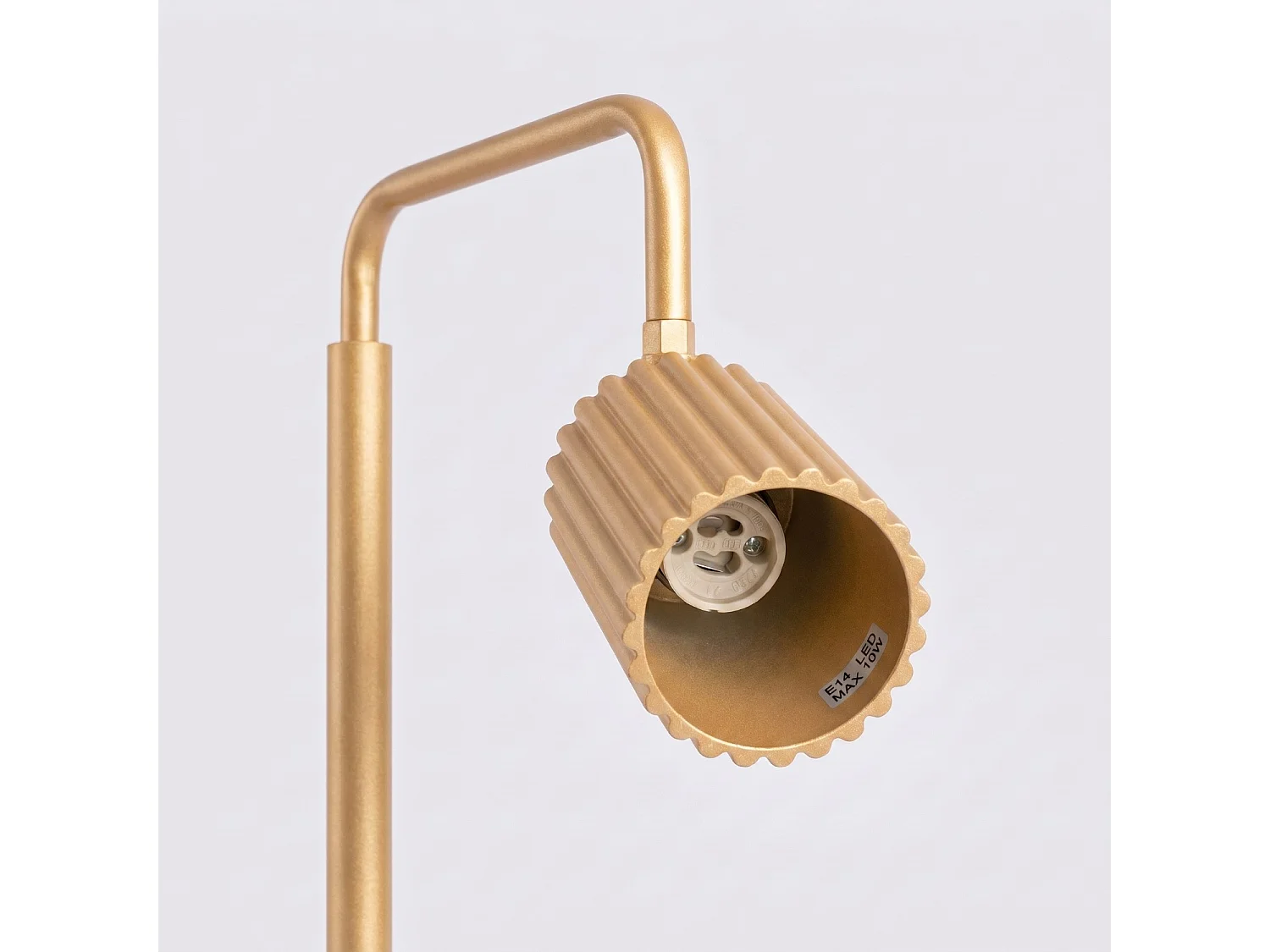 Stehlampen KARBON minimalistisch aus  Aluminium - 1 lichtquellen - L.30 x H. cm - gold
