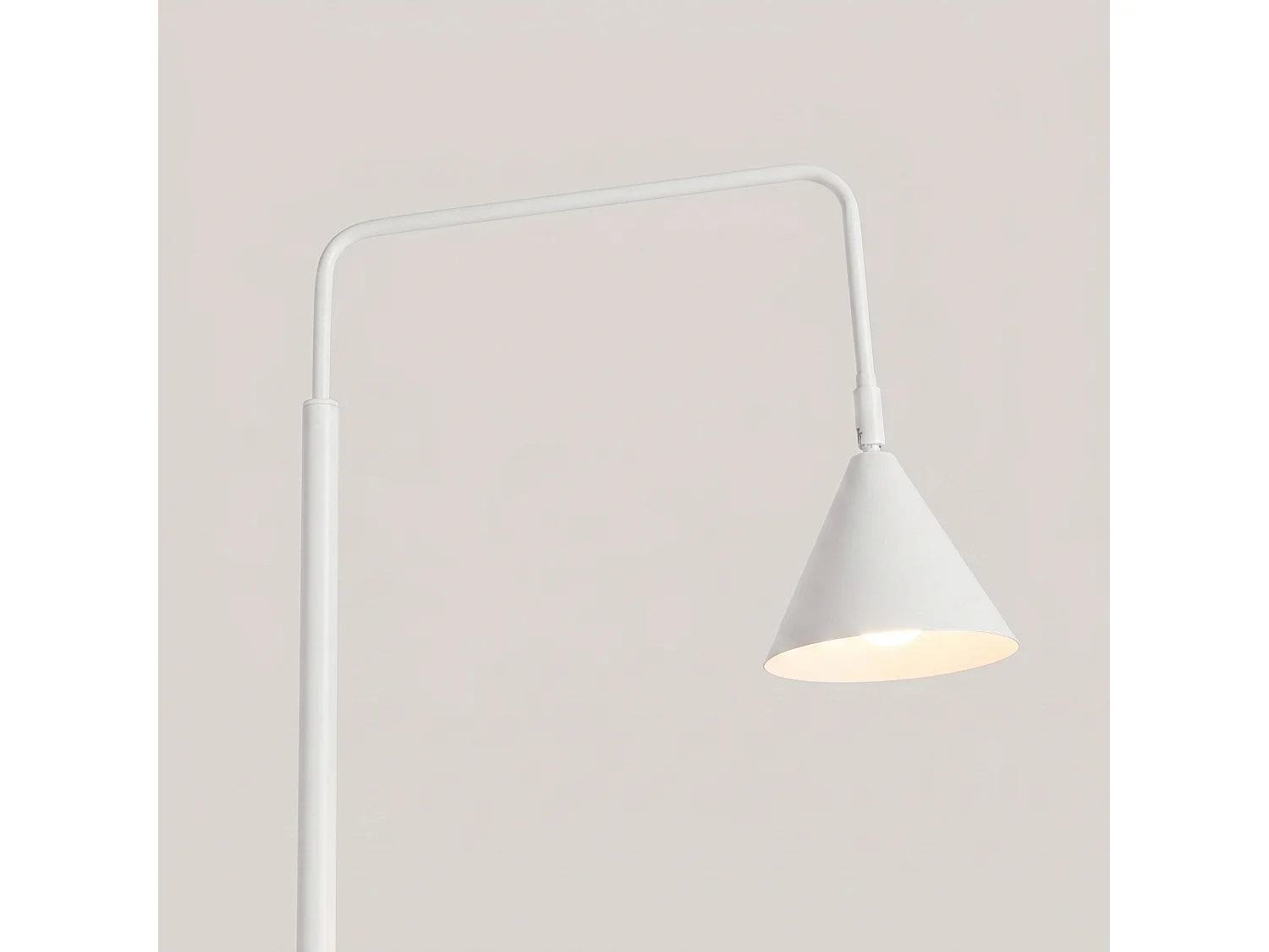 Stehlampen NOX modern aus  Stahl - 1 lichtquellen - L.30 x H. cm - weiß
