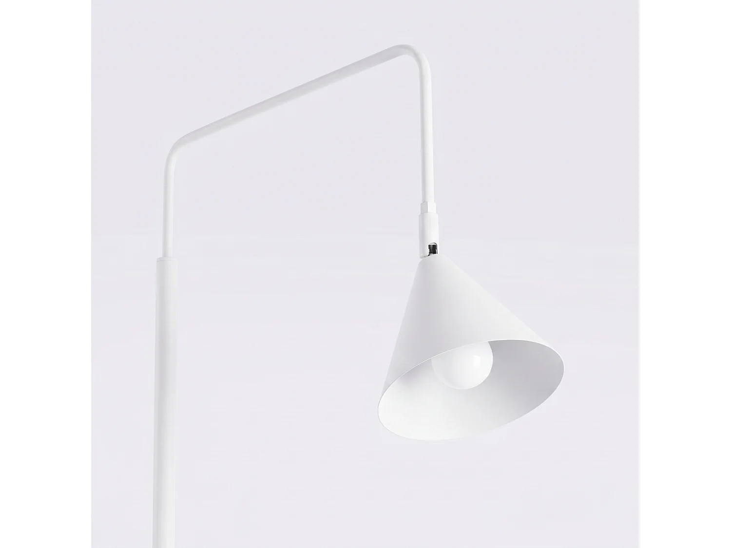 Stehlampen NOX modern aus  Stahl - 1 lichtquellen - L.30 x H. cm - weiß