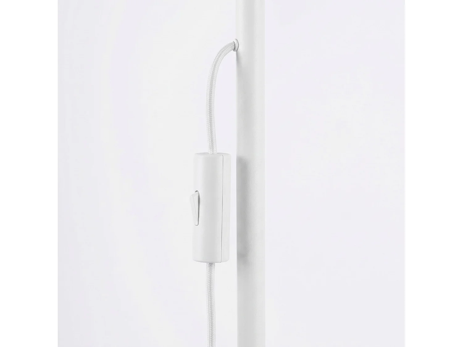 Stehlampen KARBON minimalistisch aus  Aluminium - 3 lichtquellen - L.30 x H. cm - weiß
