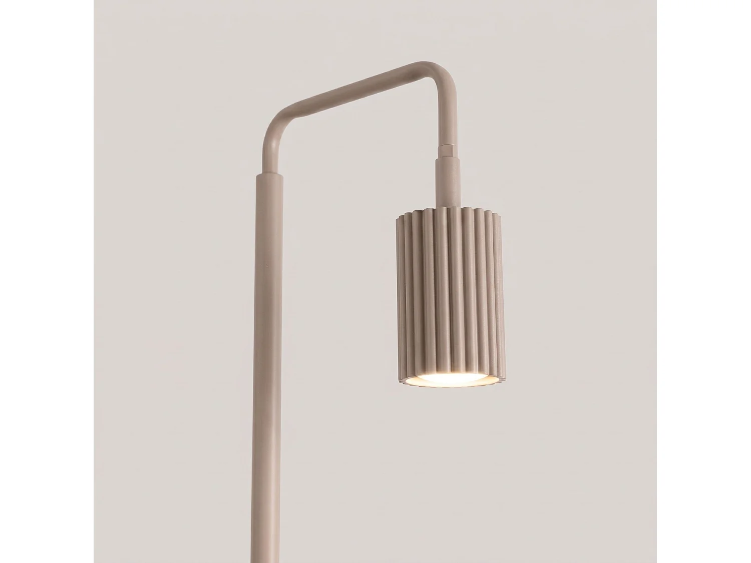 Stehlampen KARBON minimalistisch aus  Aluminium - 1 lichtquellen - L.30 x H. cm - taupe