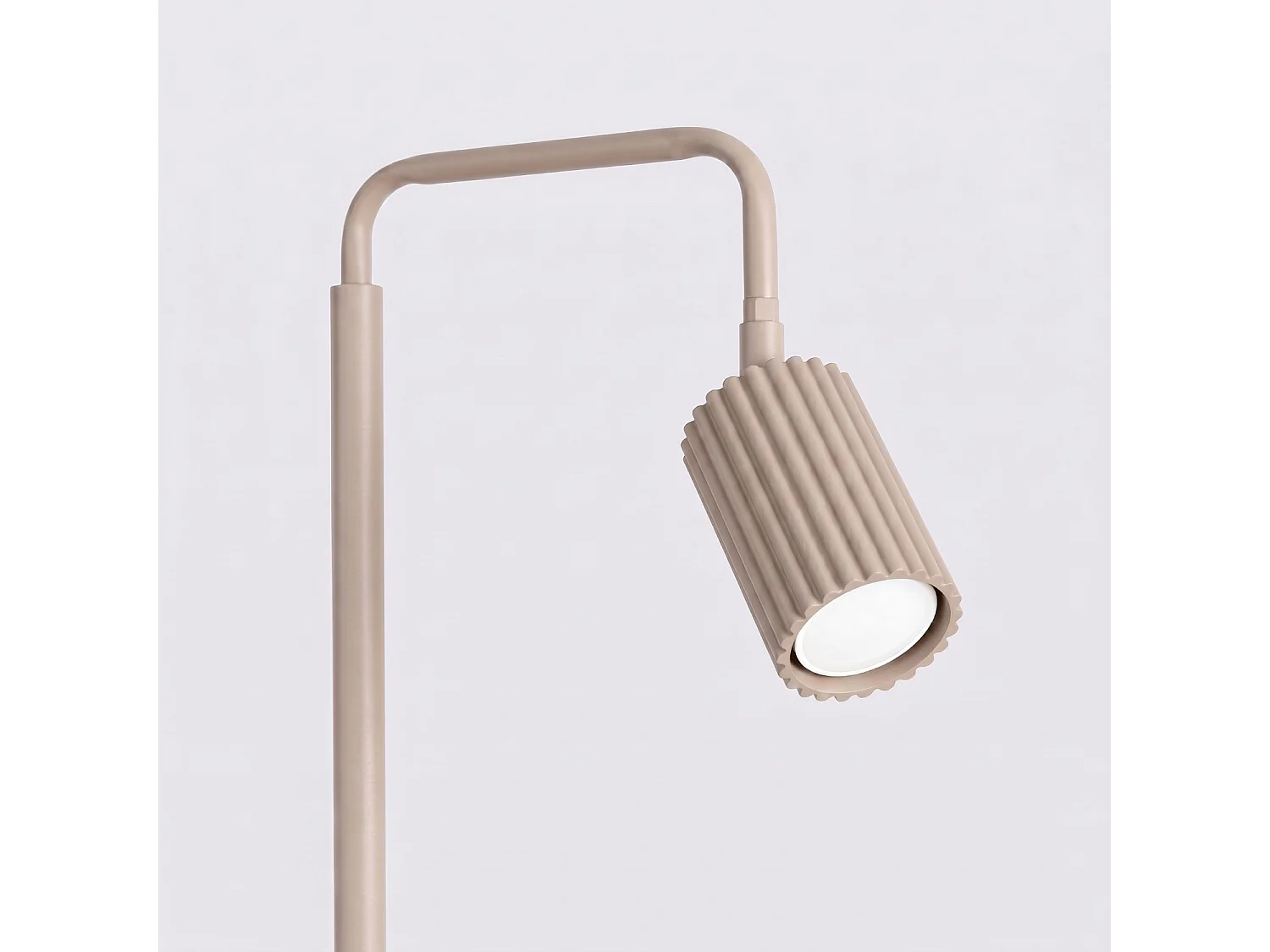 Stehlampen KARBON minimalistisch aus  Aluminium - 1 lichtquellen - L.30 x H. cm - taupe