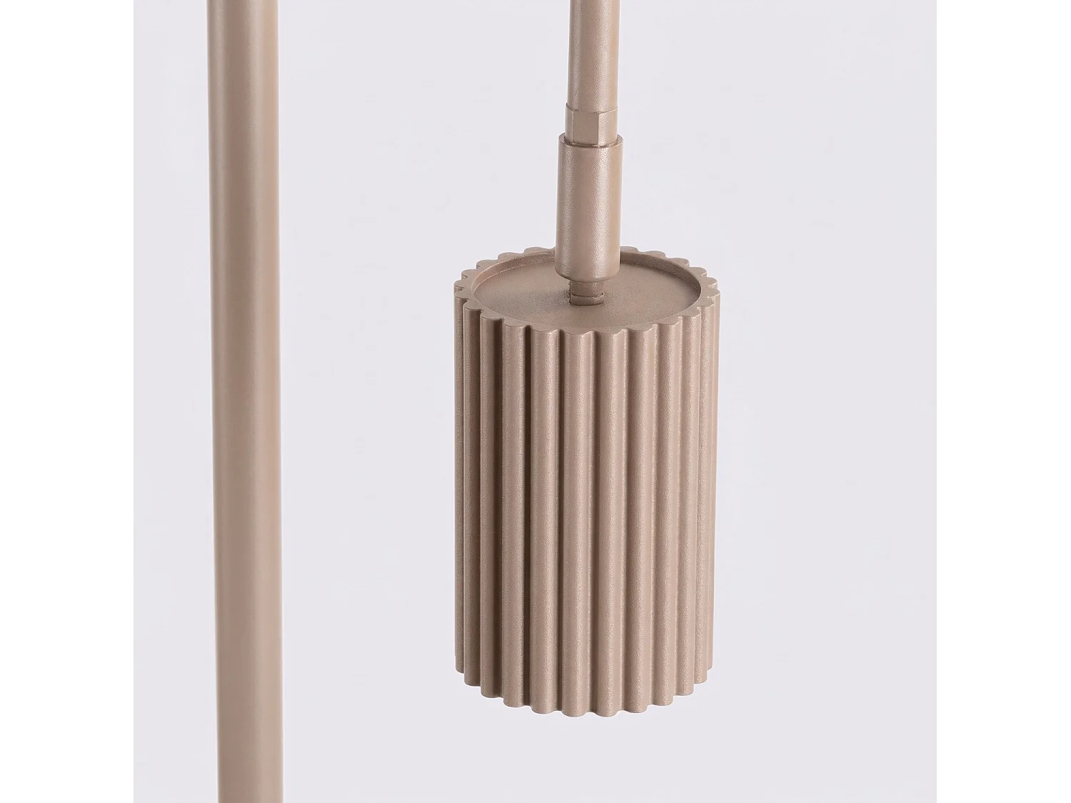 Stehlampen KARBON minimalistisch aus  Aluminium - 1 lichtquellen - L.30 x H. cm - taupe