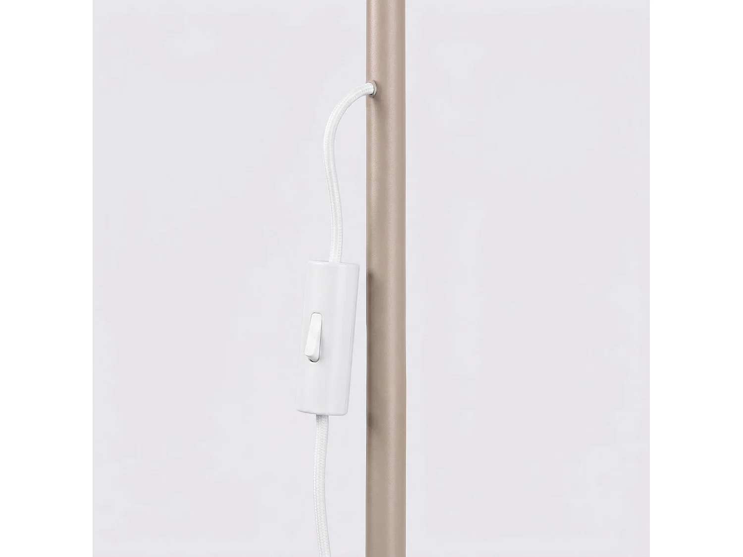 Stehlampen KARBON minimalistisch aus  Aluminium - 1 lichtquellen - L.30 x H. cm - taupe