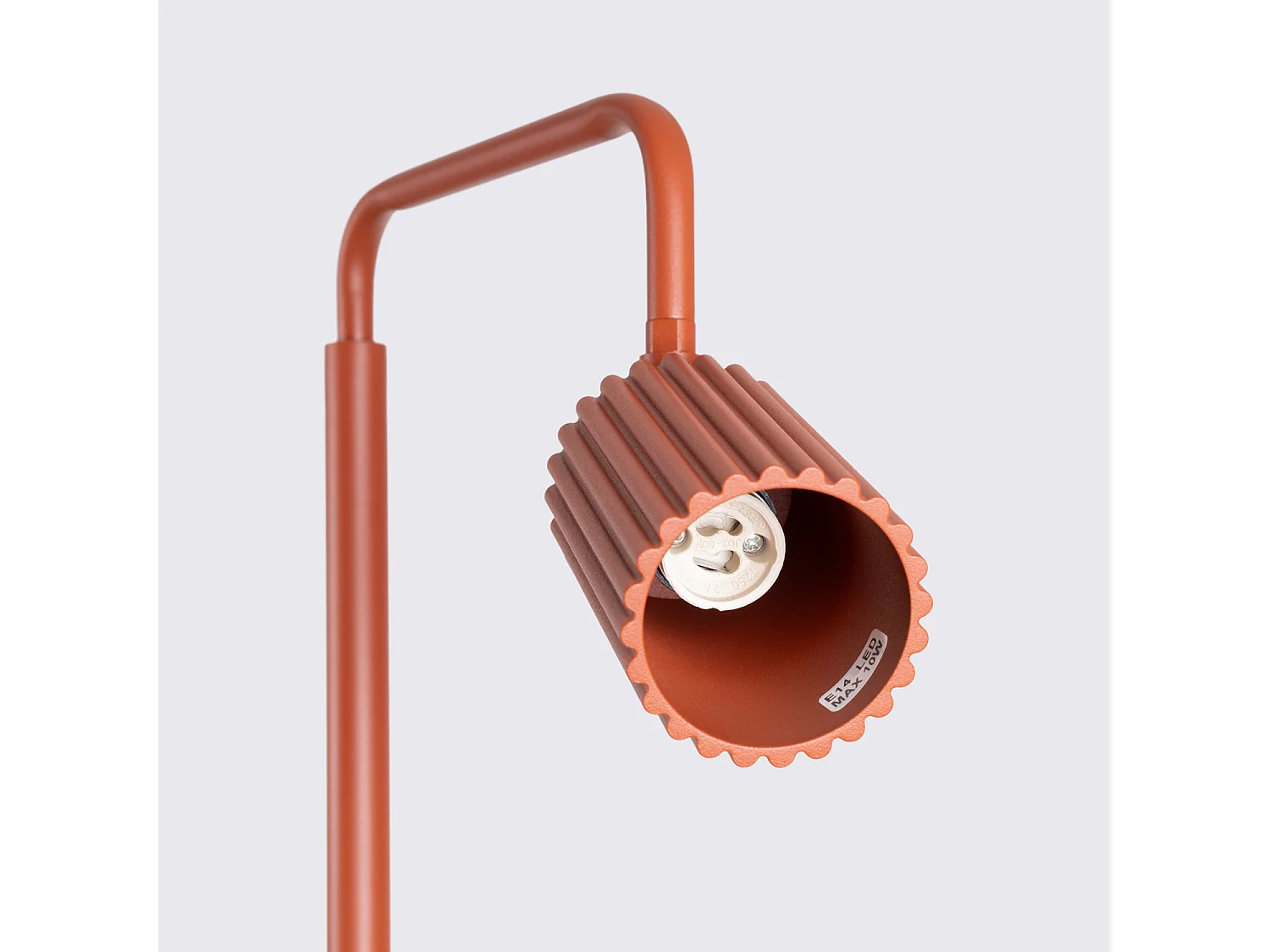 Stehlampen KARBON minimalistisch aus  Aluminium - 1 lichtquellen - L.30 x H. cm - rotocker
