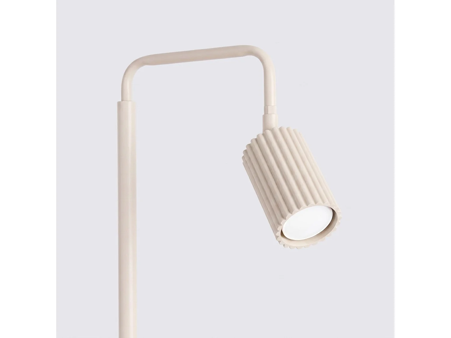 Stehlampen KARBON minimalistisch aus  Aluminium - 1 lichtquellen - L.30 x H. cm - beige