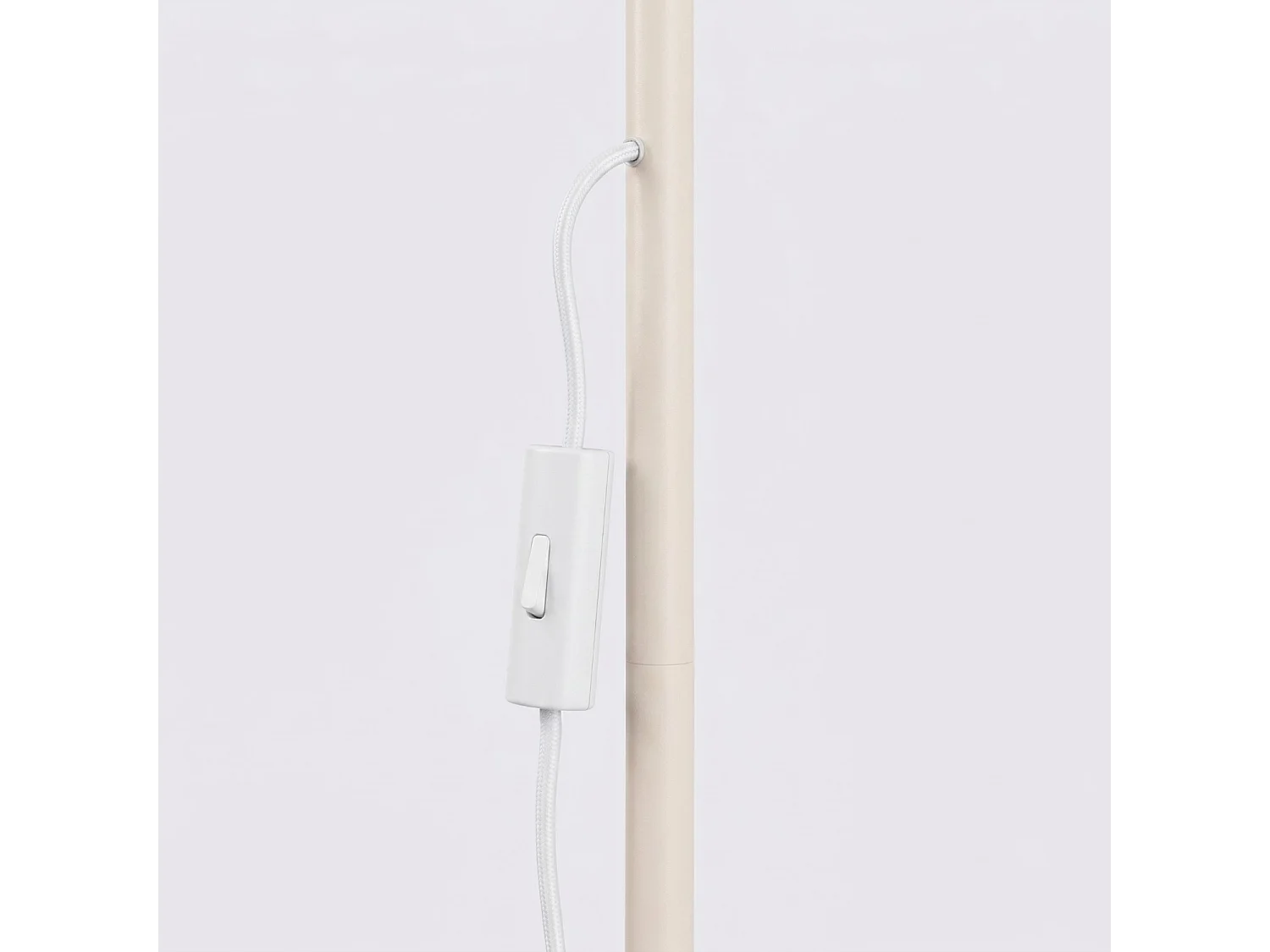 Stehlampen KARBON minimalistisch aus  Aluminium - 1 lichtquellen - L.30 x H. cm - beige