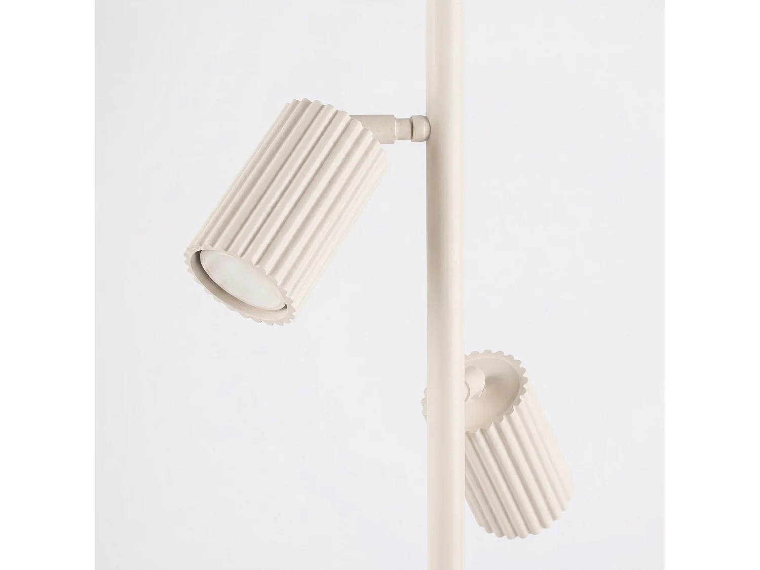 Stehlampen KARBON minimalistisch aus  Aluminium - 3 lichtquellen - L.30 x H. cm - beige