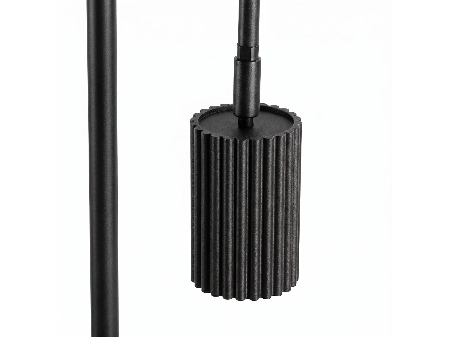 Stehlampen KARBON minimalistisch aus  Aluminium - 1 lichtquellen - L.30 x H. cm - schwarz