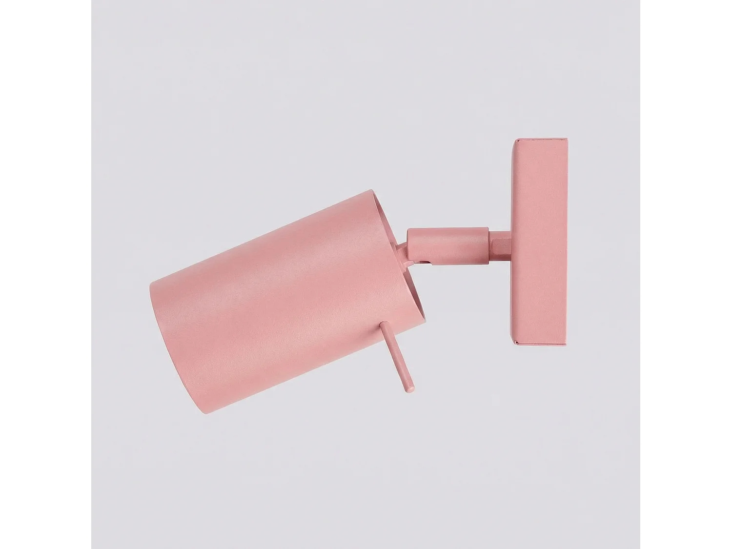 Applique moderne en acier - 1 sources lumineuses - L.8 x H.8 cm - rose