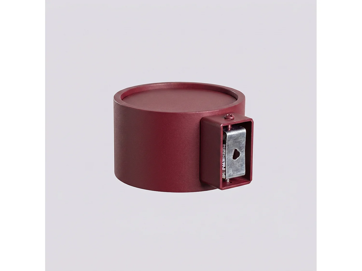 Applique minimaliste en aluminium - 1 sources lumineuses - L.10 x H.6 cm - bordeaux