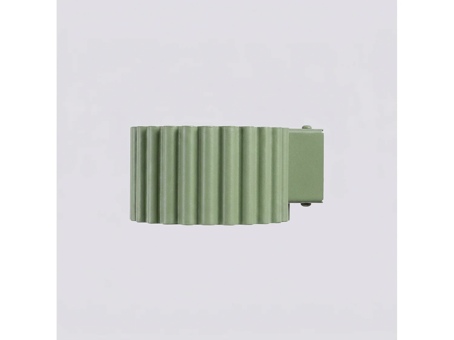 Applique minimaliste en aluminium - 1 sources lumineuses - L.10 x H.6 cm - sauge