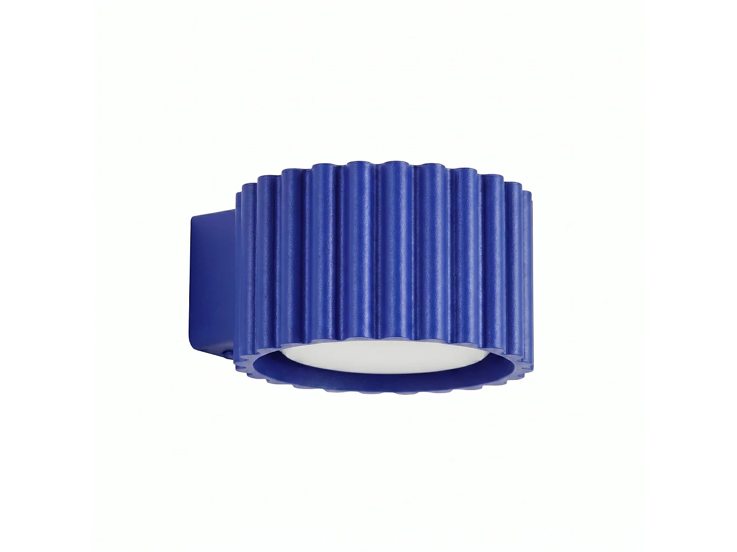 Applique minimaliste en aluminium - 1 sources lumineuses - L.10 x H.6 cm - outremer