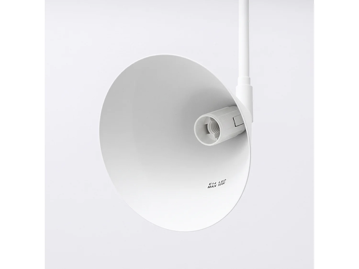 Appliques NOX moderne en acier - 2 sources lumineuses - L.150 x H.30 cm - blanc