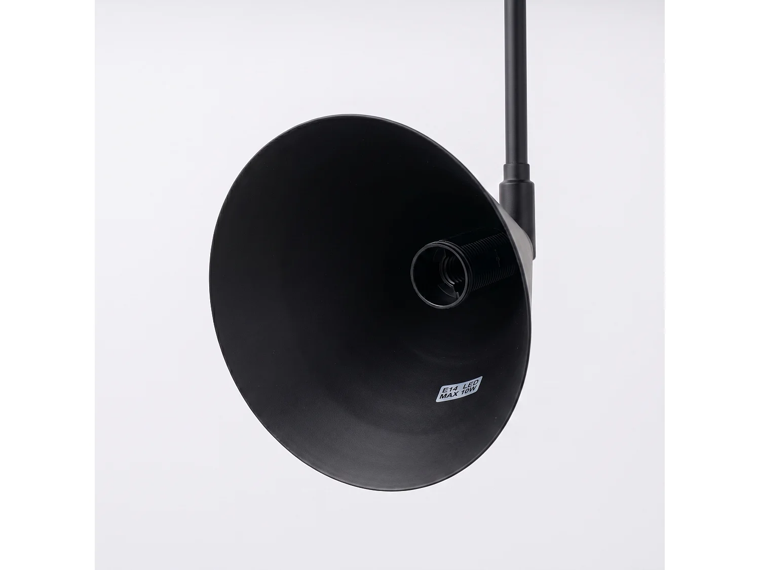Appliques NOX moderne en acier - 2 sources lumineuses - L.150 x H.30 cm - noir