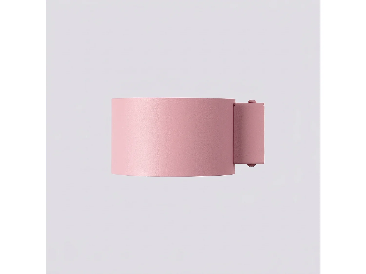 Applique minimaliste en aluminium - 1 sources lumineuses - L.10 x H.6 cm - rose