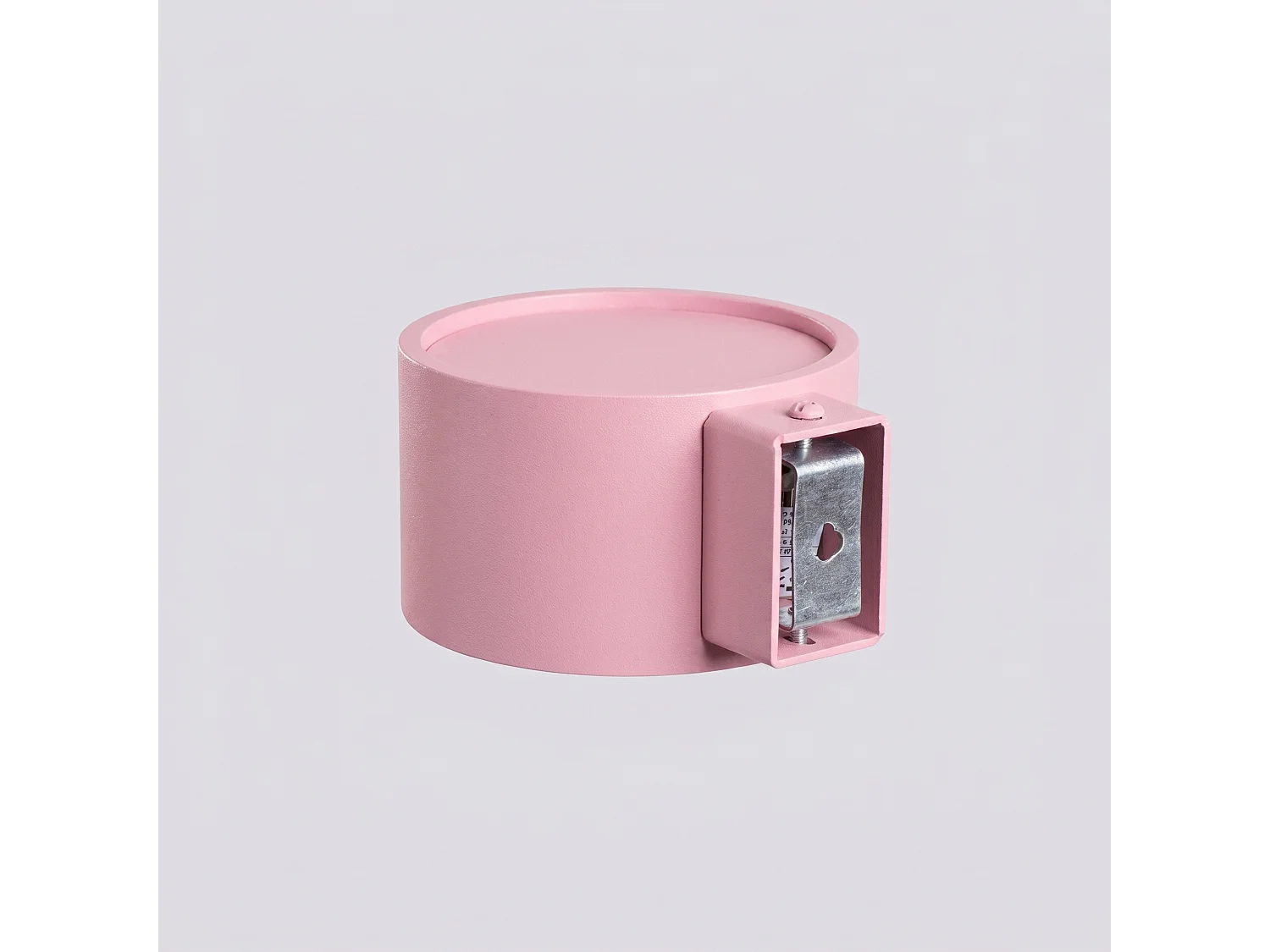 Applique minimaliste en aluminium - 1 sources lumineuses - L.10 x H.6 cm - rose