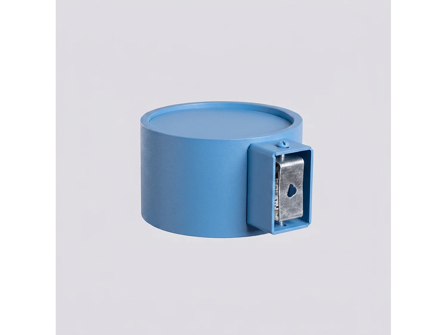 Applique minimaliste en aluminium - 1 sources lumineuses - L.10 x H.6 cm - bleu clair