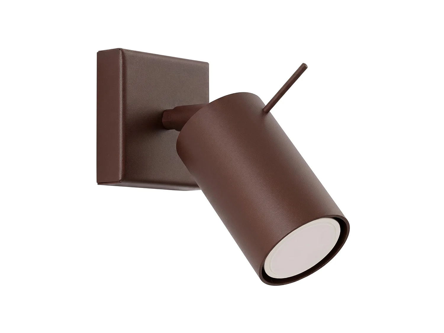 Applique moderne en acier - 1 sources lumineuses - L.8 x H.8 cm - marron