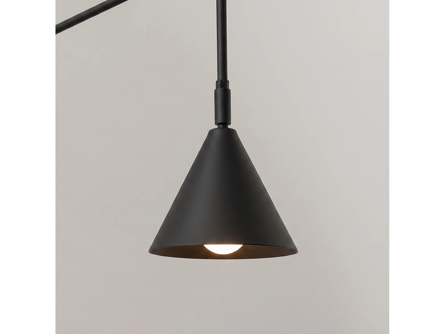 Appliques NOX moderne en acier - 1 sources lumineuses - L.14 x H.30 cm - noir